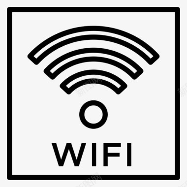 公共服务Wifi公共服务2线性图标图标