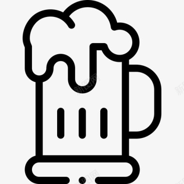 啤酒杯wildwest42直纹图标图标