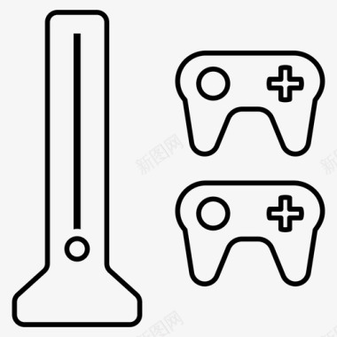 游戏机控制器游戏遥控器图标图标