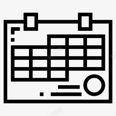 大气日历日程表日历日期图标图标