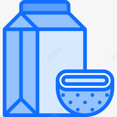 椰奶椰奶减肥7蓝色图标图标