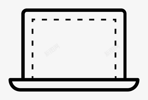 笔记本电脑尊严网络图标图标