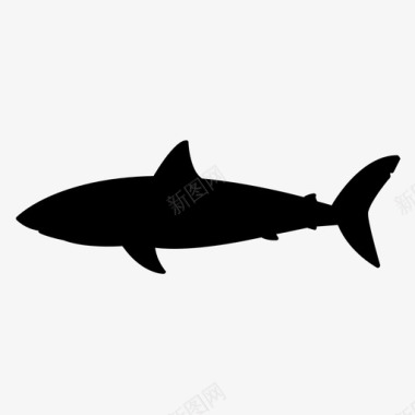 鲨鱼鱼渔夫图标图标