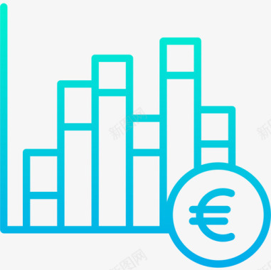 分析矢量图分析金融119梯度图标图标