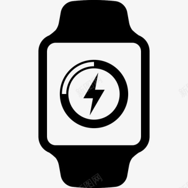 充电苹果手表电池电量图标图标