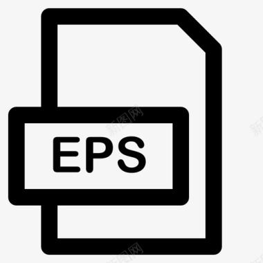 EPS格式5文件类型文档eps图标图标