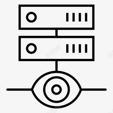 服务器服务器监控分析数据图标图标