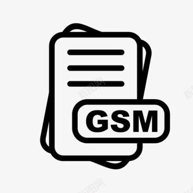 小海报格式gsm文件扩展名文件格式文件类型集合图标包图标