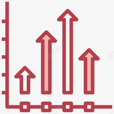 红色收纳盒图表图表和图表6红色图标图标