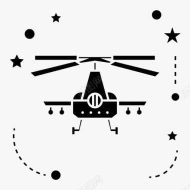 阿帕奇攻击直升机武装直升机图标图标