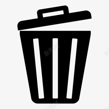 垃圾桶删除生态图标图标