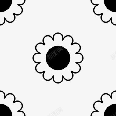 毛衣纹理花卉图案花朵方形图标图标