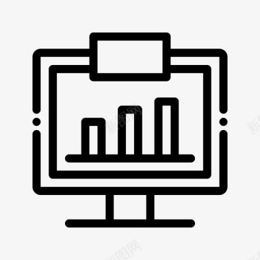 道路交通图表条形图图表15线性图标图标