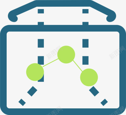 展览模型产品质量数据模型分析图标