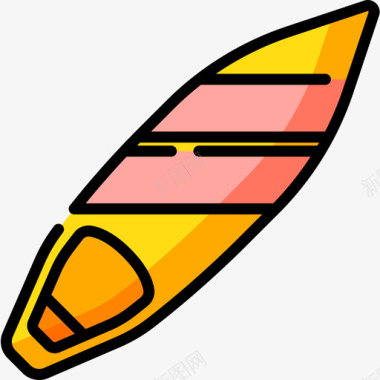 色彩活力海滩图标图标