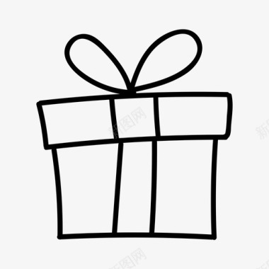 礼品礼品盒礼品包装图标图标