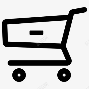 垃圾删除图标从购物车中删除减号购物图标图标