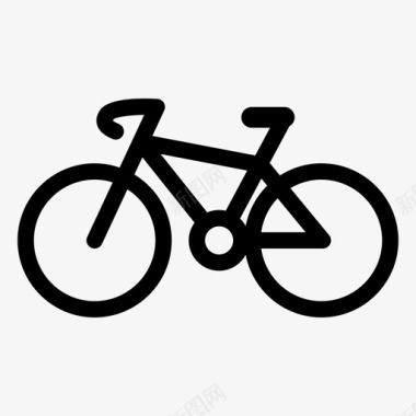 自行车运动交通方式概述图标图标