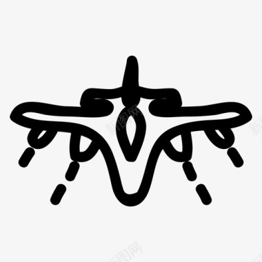 飞机轰炸机战斗机图标图标