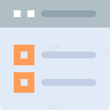 网站布局图标检查表网站布局和用户界面扁平图标图标