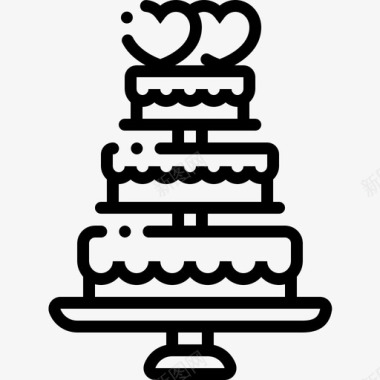 婚礼蛋糕素材婚礼蛋糕婚礼198直系图标图标