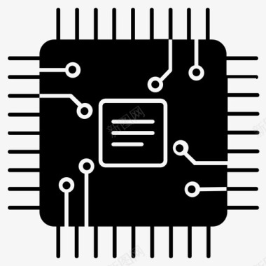 毕业后教育微处理器中央处理器计算机芯片图标图标