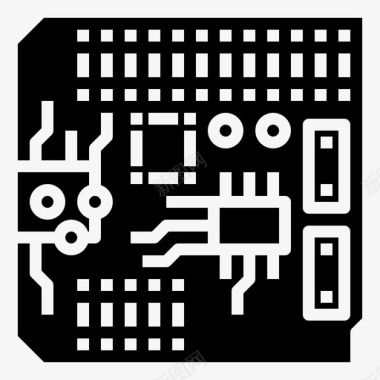 电子元件Pcb电子元件3填充图标图标