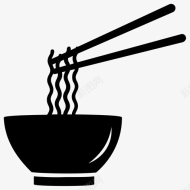 面条面条汤中餐速溶汤图标图标