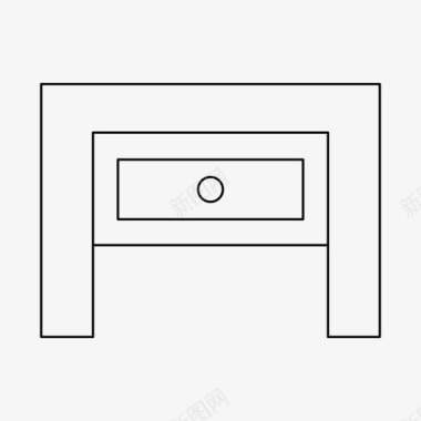 办公桌装饰家具图标图标