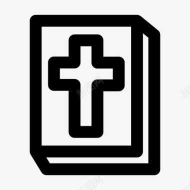 圣经基督教十字架图标图标