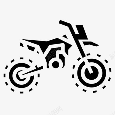 永续摩托车运输车辆图标图标