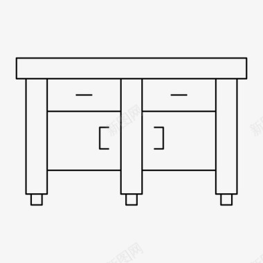 办公室摆件PNG书桌装饰家具图标图标