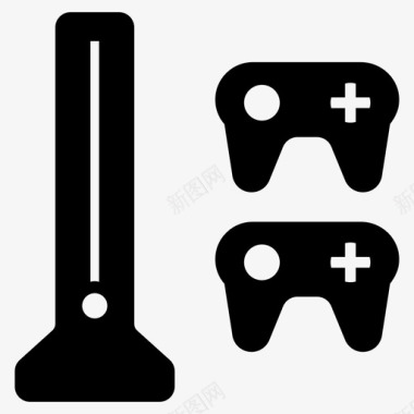 游戏机控制器游戏遥控器图标图标