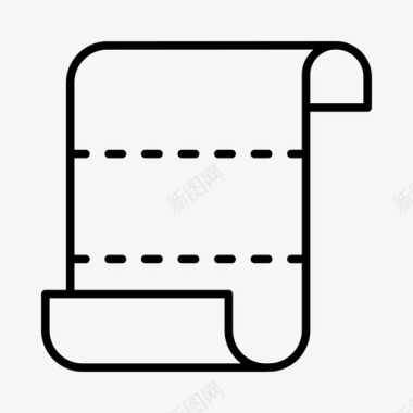 古代卷轴素材卷轴后勤办公室图标图标