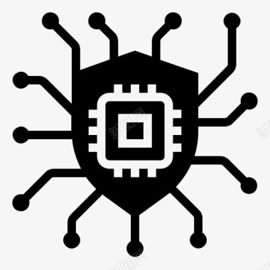 安全技术安全技术中断可靠图标图标