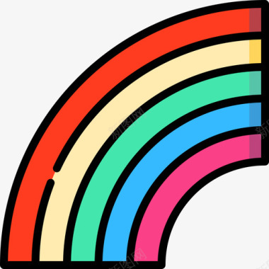 Lgtb体正6线性颜色图标图标