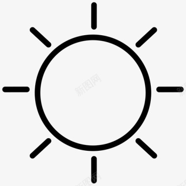 中午白天太阳图标图标