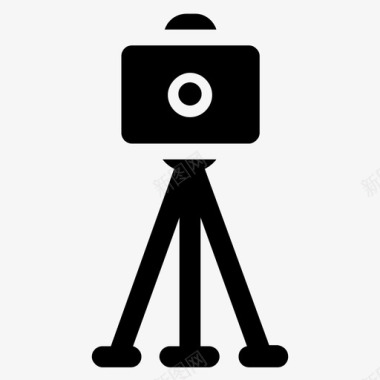 三脚架摄影相机相机支架数码相机图标图标