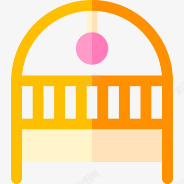 婴儿床母亲节21公寓图标图标