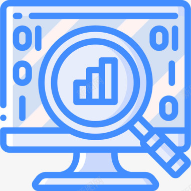 科学分析数据科学14蓝色图标图标