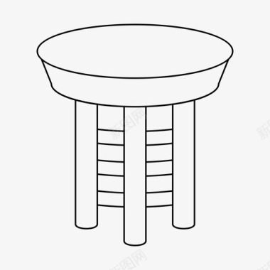 椅子桌子桌子椅子装饰图标图标