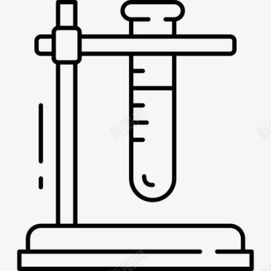 化学研究试管试管实验烧瓶图标图标