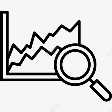 检测分析分析金融116线性图标图标
