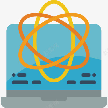 科学科学数据科学13平面图标图标