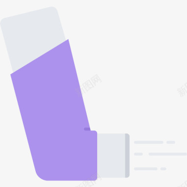 哮喘内科26扁平图标图标