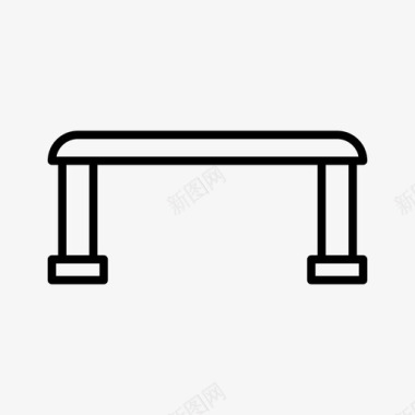 桌子可折叠家具图标图标