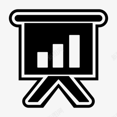 银行会议背景业务演示图表办公室图标图标