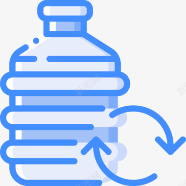 蓝色水珠瓶子水13蓝色图标图标