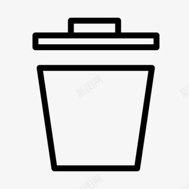垃圾删除图标垃圾桶垃圾箱删除图标图标