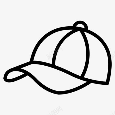 帽子棒球帽侦探帽图标图标